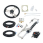 Solid Spare 90HP Hydraulic Outboard Steering Kit 20ft Boat Marine System For Single Station