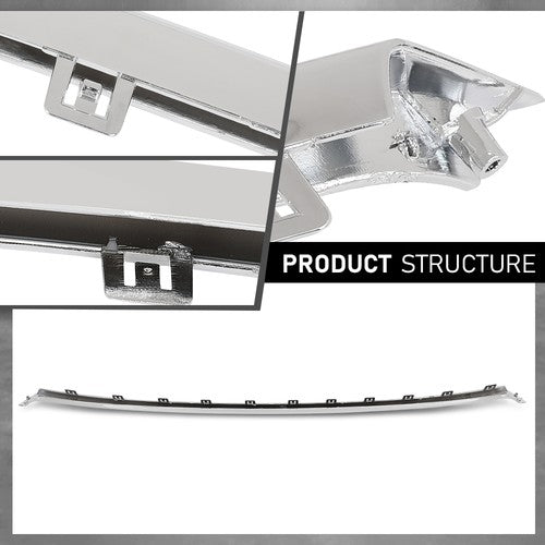Solid Spare Front Lower Bumper Grille Molding Trim Fit For 2017-2020 Lincoln MKZ HP5Z8419AB