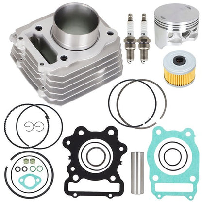 Solid Spare Cylinder Top End Rebuild Kit for 1988-2000 Honda TRX 300 Fourtrax FW 4x4 2x4