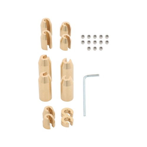 Solid Spare 12 Pack Motorcycle Reusable Brass Wheel Spoke Balance Weights Refill Universal