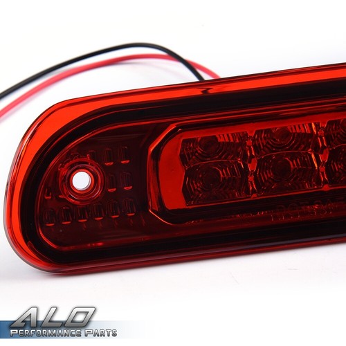 Solid Spare Fit For 99-04 Jeep Grand Cherokee Cargo Lamp Red 3D Third 3rd Brake Light