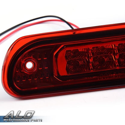 Solid Spare Fit For 99-04 Jeep Grand Cherokee Cargo Lamp Red 3D Third 3rd Brake Light