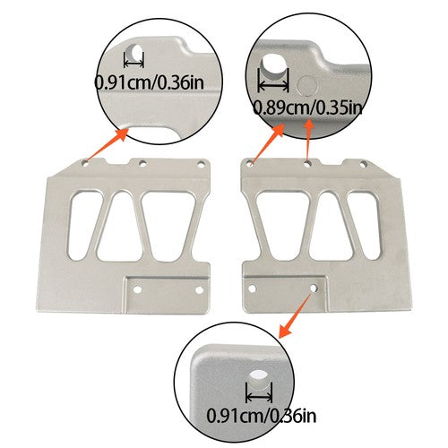 Solid Spare Hinge Hood Upper Pivot Bracket 13-04286L 13-04286R For Peterbilt 357 377 378 379