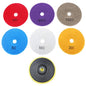 Solid Spare 4 Inch Set Wet Dry Diamond Polishing Pads For Granite Concrete Marble Stone 7PCS