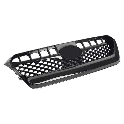 Solid Spare Front Upper Grille Plastic Gloss Black Suitable For Subaru WRX/WRX STI 2015-2017