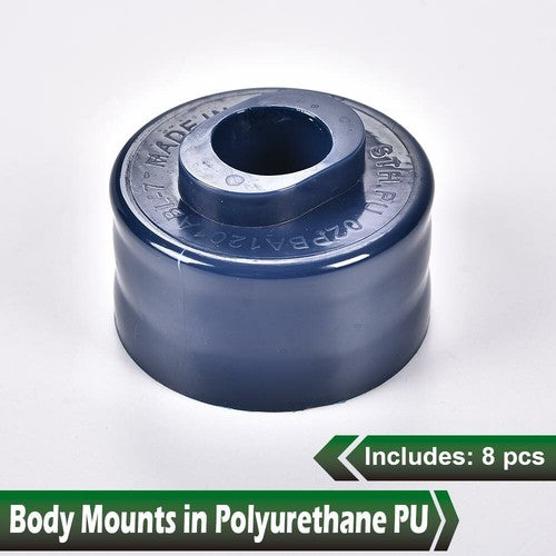 Solid Spare Body Cab Mount Bushing Kit KF04060BK Fit For 99-17 Ford F250 Super Duty 2WD/4WD