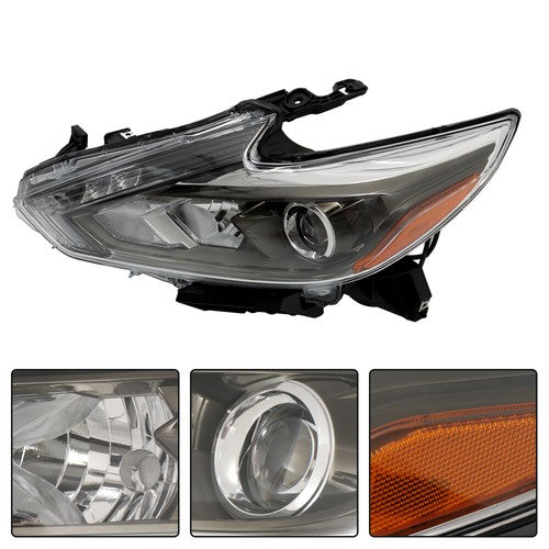 Solid Spare LED Headlights Replacement For 2016-2018 Nissan Altima Halogen Fog Lights L+R