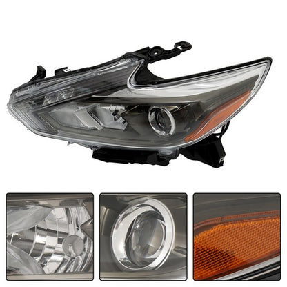 Solid Spare LED Headlights Replacement For 2016-2018 Nissan Altima Halogen Fog Lights L+R