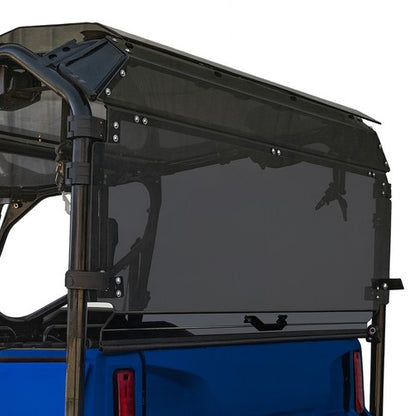Solid Spare Rear Smoke Windshield For Honda Pioneer 1000-5 2016+ 2017 18 UTV w/ install kit