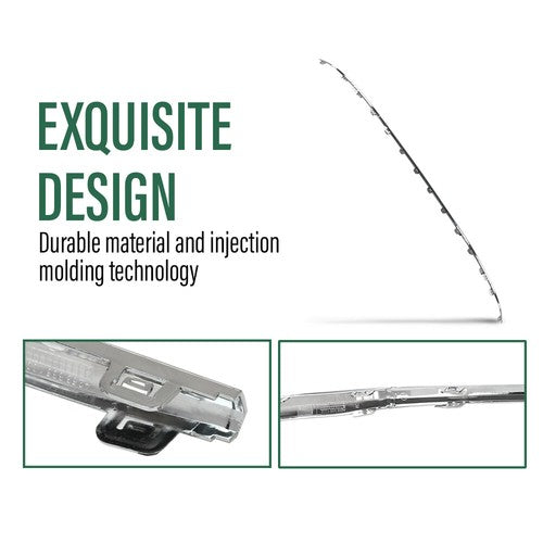 Solid Spare Fit For 16-19 Mercedes-Benz GLC300 Rear Bumper Face Bar Trim Molding Step Pad