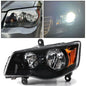 Solid Spare Headlights For 11-19 Dodge Grand Caravan 08-16 Chrysler Town&Country Left Driver