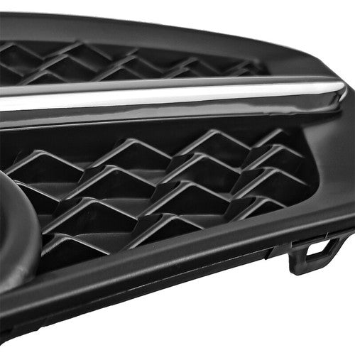 Front Bumper Fog Lights Lamps Cover w/Chrome Trim Fits 2018-2020 Honda Odyssey