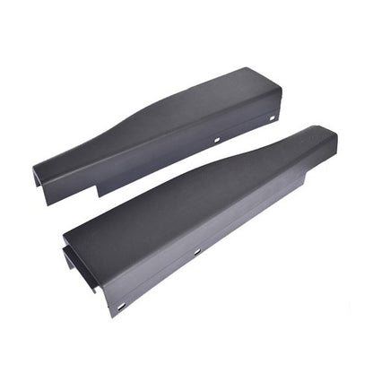 Solid Spare Fit For Ford F250 F350 Left Right Kit Tailgate Molding Cap Trim Black Plastic