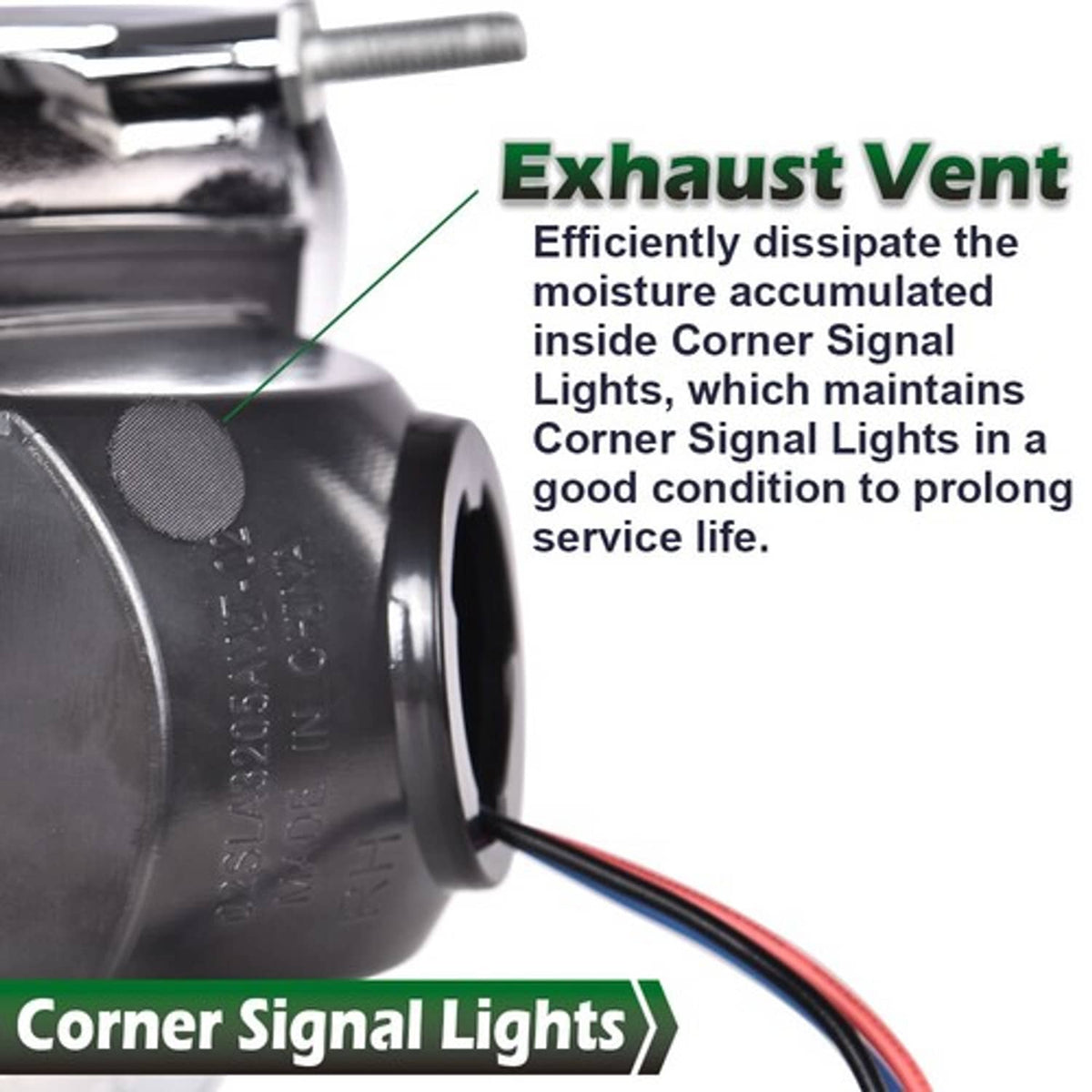 Solid Spare Fit For 03-09 Hummer H2 Smoke Lens LED Front Turn Signal Light Parking Lamp