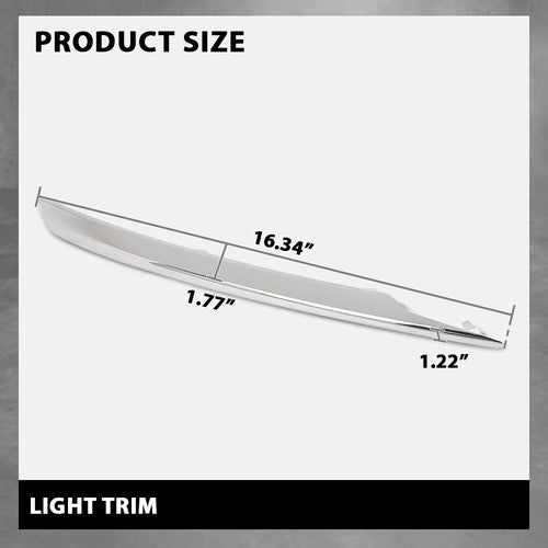 Solid Spare Front Bumper Driving Light Trim Left+Right Side Fit For 2015-2019 Lincoln MKC