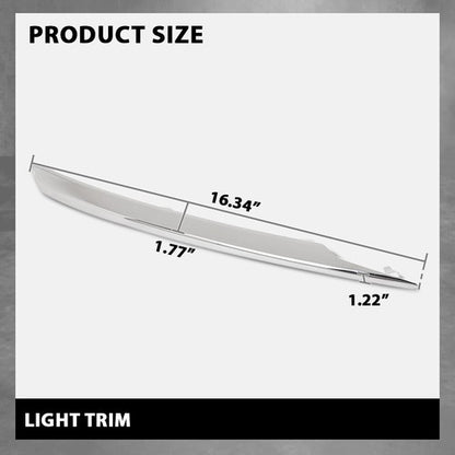 Solid Spare Front Bumper Driving Light Trim Left+Right Side Fit For 2015-2019 Lincoln MKC