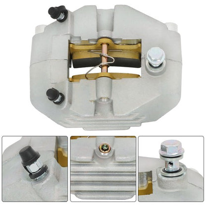 Solid Spare Rear Brake Caliper with Brake Pads For Yamaha Grizzly 660 YFM660F 4x4 02-08 NEW