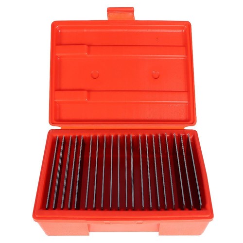 Solid Spare 20 Pairs 1/32" X 6" Steel Parallel Set Parallels 00001" Hardened Thin w/ Case