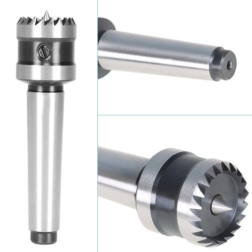 Solid Spare #2 Mt With 1-Inch Crown Super Wood Lathe Drive Center