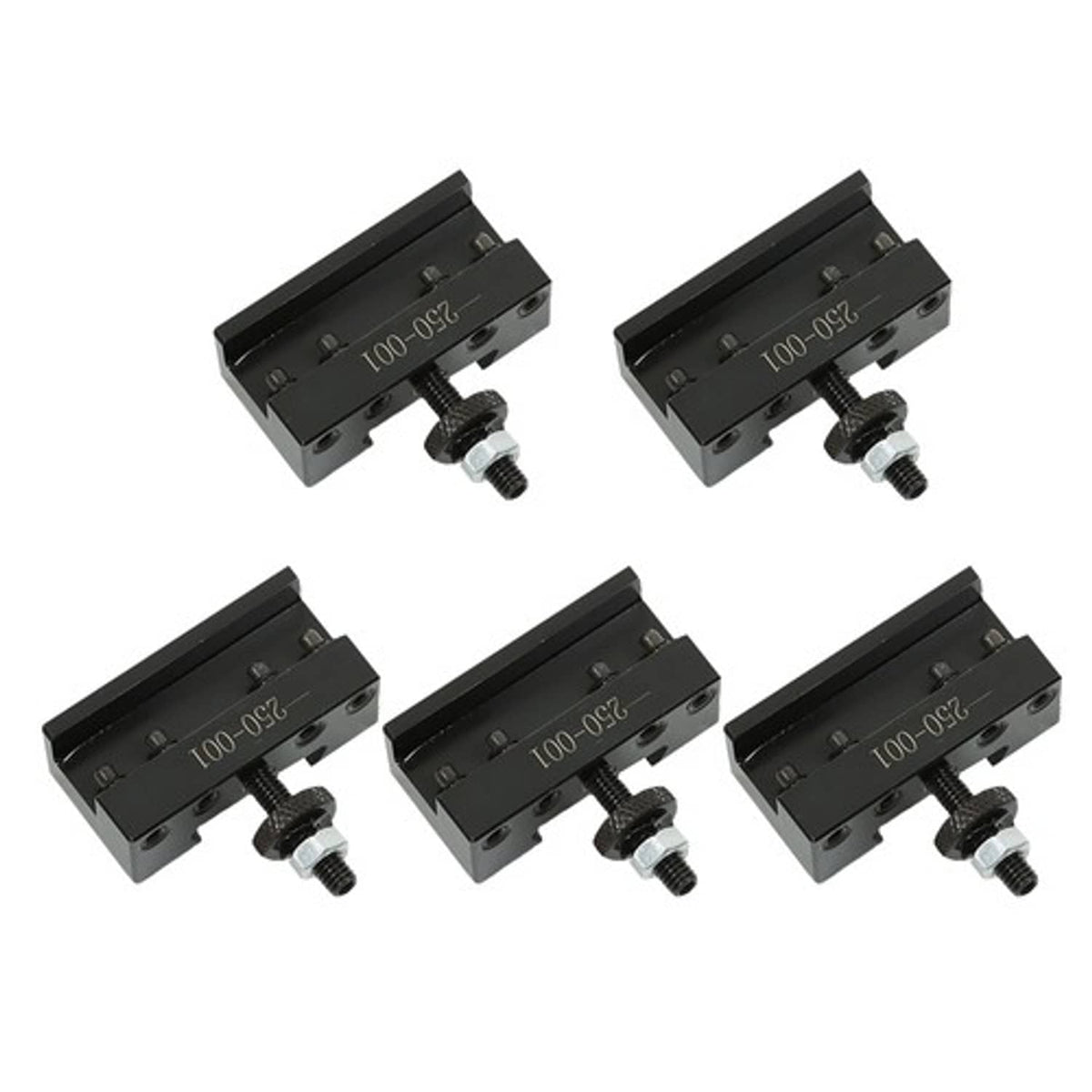 Solid Spare New 5PCS #1 Quick Change Turning & Facing Lathe Tool Post Holder OXA 250-001