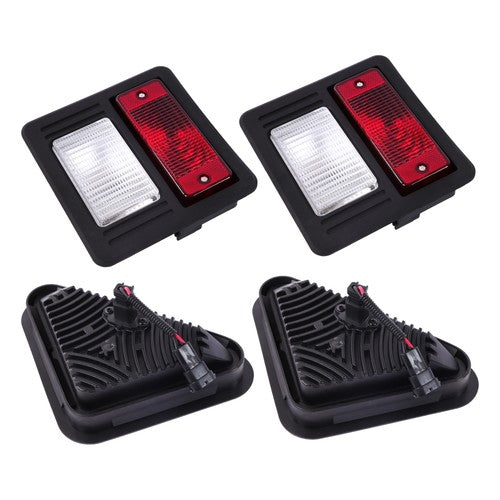 Solid Spare Front LED & Standard Rear Light Kit For Bobcat S150 S175 S250 S300 Compatible
