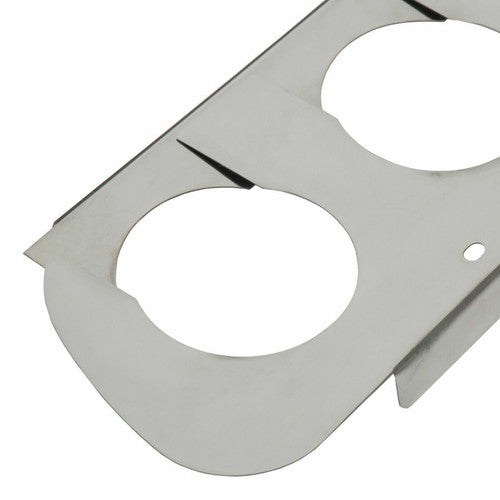 Solid Spare Stainless Steel Rear Lower Bumper Filler Panel For 2014-2019 C7 Corvette Z06