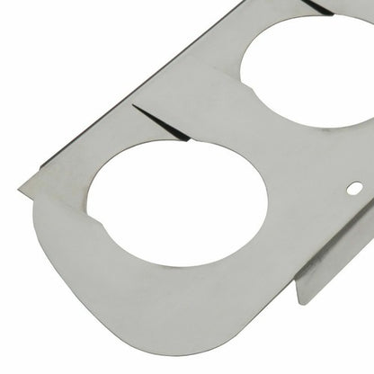 Solid Spare Stainless Steel Rear Lower Bumper Filler Panel For 2014-2019 C7 Corvette Z06