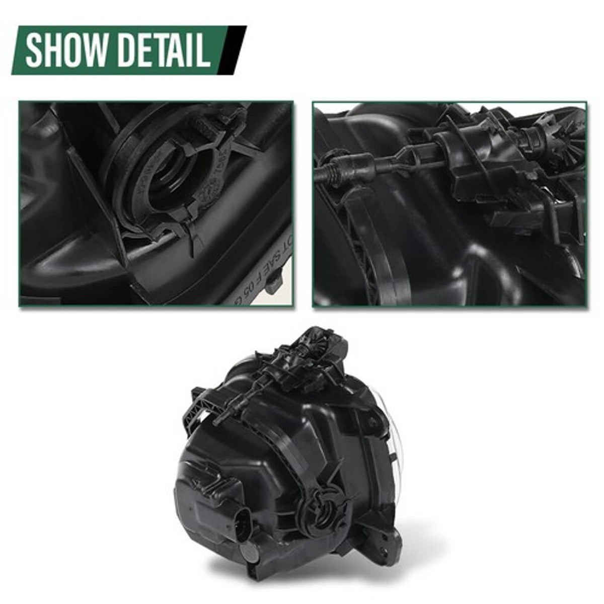 Solid Spare Front LED Fog Light Lamp Left Fit For BMW X3 F25 X4 F26 X5 F15 F85 X6 F16 SUV