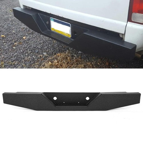 Solid Spare For 1993-2011 Ford Ranger Pickup Rear Step Bumper Powder Coated Heavy-Duty Steel
