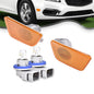 Solid Spare For Chevy Cruze 2011-2015 Front Bumper Reflector Side Marker Light Assembly R&L