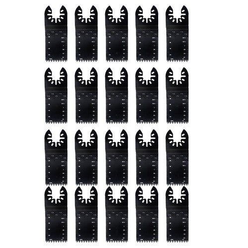 Solid Spare 20 Pcs 35-89mm Oscillating Saw Blades Fits For Precision Wood and Plastic