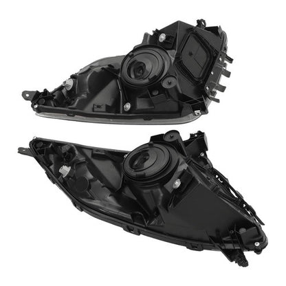 Solid Spare Headlight Black For Toyota Prius 2006 2007 2008 2009 Headlamp Left+Right Side