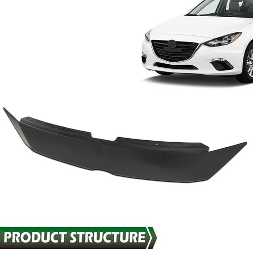 Solid Spare MA1201100 Front Upper Grille Cover Molding Fit For 2014-2016 Mazda 3 & 3 Sport