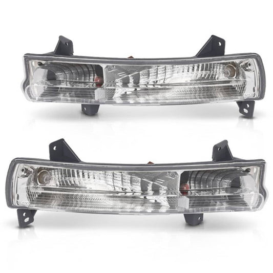 Solid Spare Fit For 18-21 Jeep Compass Front Bumper Parking Lights Left+Right Side