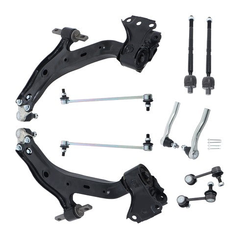 Solid Spare For Honda CR-V 12-14 10× Front Lower Control Arms Tie Rod Sway Bar Link MS601174