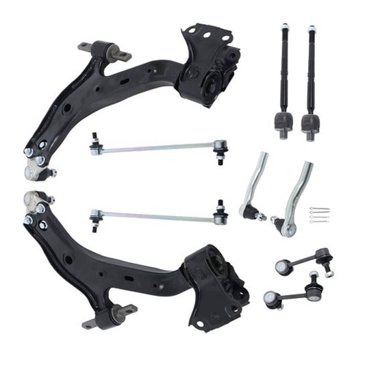 Solid Spare For Honda CR-V 12-14 10× Front Lower Control Arms Tie Rod Sway Bar Link MS601174