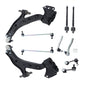 Solid Spare For Honda CR-V 12-14 10× Front Lower Control Arms Tie Rod Sway Bar Link MS601174