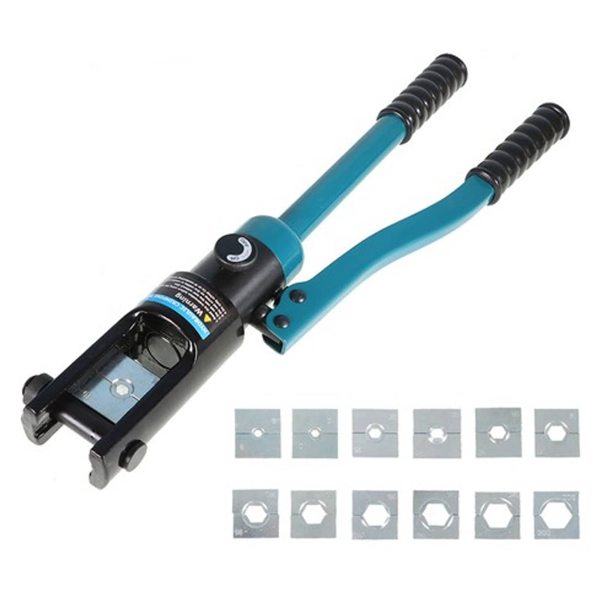 Solid Spare New 16T+13Mold Hydraulic Clamp Wire Crimper Battery Cable Crimping Tool