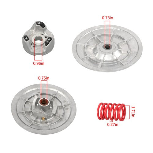 Solid Spare For Yamaha G2-G22 4 Cycle Gas Golf Cart 1985-2007 Secondary Driven Clutch