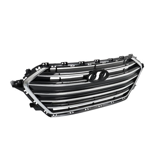 Solid Spare For Hyundai Elantra 2017 2018 Grille Radiator Cover Bumper Lid Set 7pcs Plastic