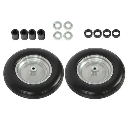 Solid Spare 2-Pack 14.5x4-8 Wheelbarrow Tire And Wheel 5/8" Bearings Fits For Garden Cart