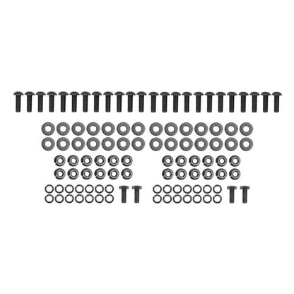 Solid Spare 4Pcs Running Boards Side Hood Steps For 2007-2018 Jeep Wrangler JK Steel 4Dr