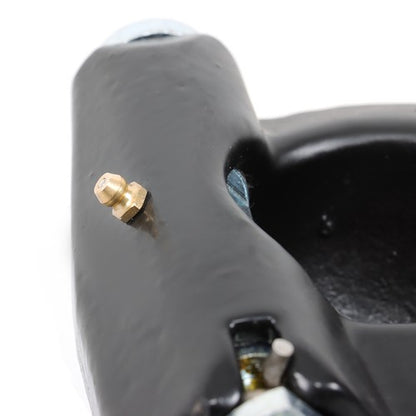 Solid Spare Wheel Adapter Hitch to Gooseneck Fifth (5th) Adjustable Forward Offset 12"-17"