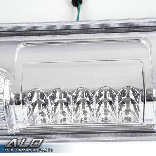 Solid Spare Fit For 04-08 Ford F-150 Clear Chrome LED 3rd Third Brake Tail Light