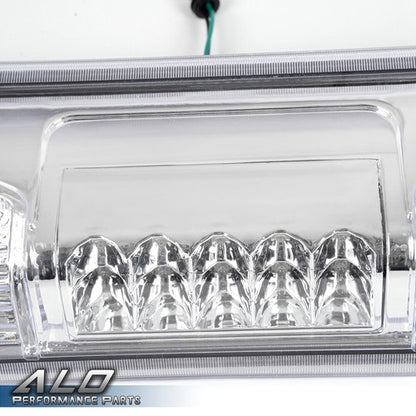 Solid Spare Fit For 04-08 Ford F-150 Clear Chrome LED 3rd Third Brake Tail Light
