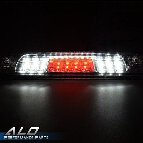 Solid Spare LED Third Brake Light Cargo Lamp Chrome Fit For 14-18 Chevy Silverado GMC Sierra