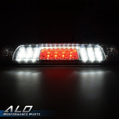 Solid Spare LED Third Brake Light Cargo Lamp Chrome Fit For 14-18 Chevy Silverado GMC Sierra
