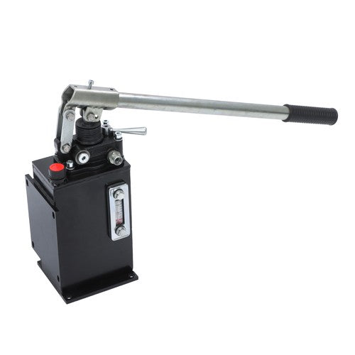 Solid Spare Hydraulic piston hand pump with valve for double acting cylinder 2.7 CID 3 Quart