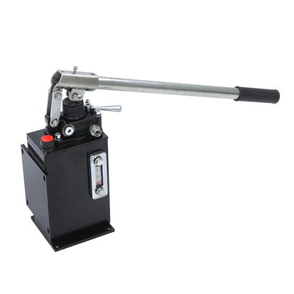 Solid Spare Hydraulic piston hand pump with valve for double acting cylinder 2.7 CID 3 Quart
