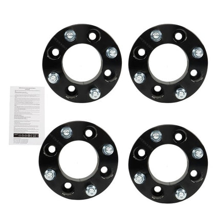 Solid Spare 2002 2003 for Suzuki 500 250 Black 4Pcs Wheel Spacer 4x110 1.5" 74mm M10x1.25